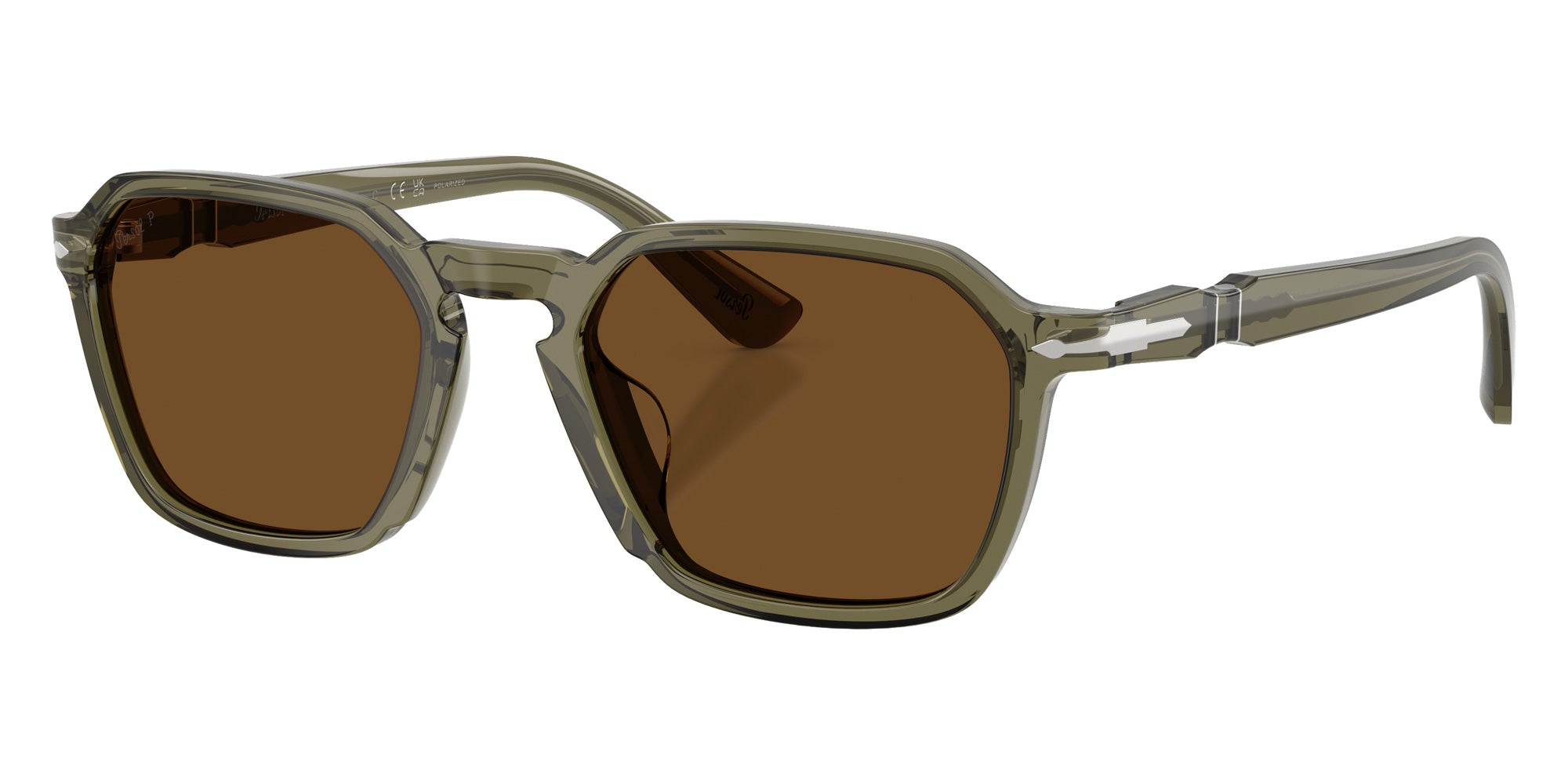 Persol PO3414S Square Sunglasses | EyeOns.com