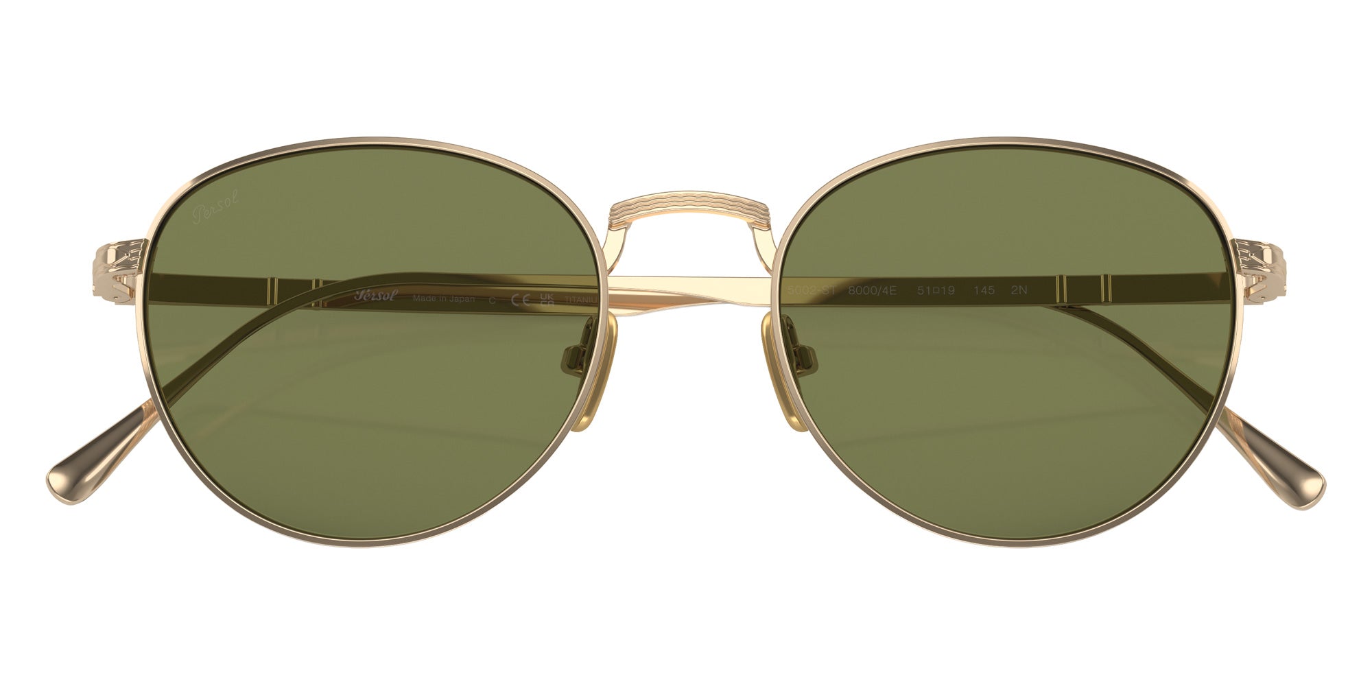 Persol PO5002ST 80004E 51 - Gold / Green #id:po5002st80004e_s:100125