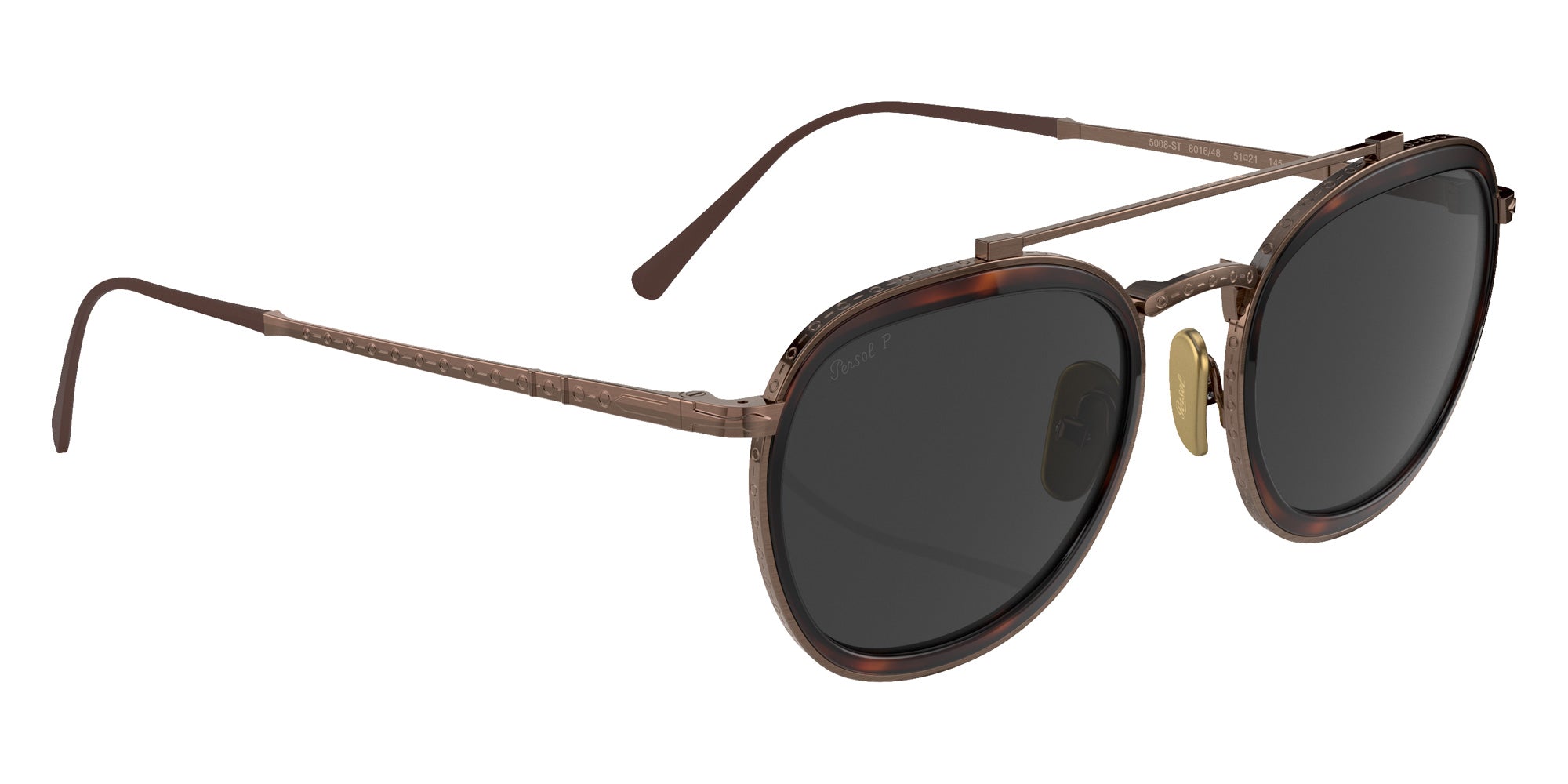 Persol PO5008ST 801648 51 - Brown / Polarized Black/AR #id:po5008st801648_s:102125