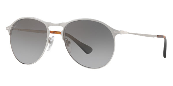 Persol PO7649S 1068M3 53 - Matte Silver / Polarized Green Gradient #id:po7649s1068m3_s:100100