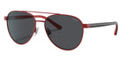 POLO RALPH LAUREN PP9001 900687 51 - Shiny Red / Dark Gray #id:pp9001900687_s:100105