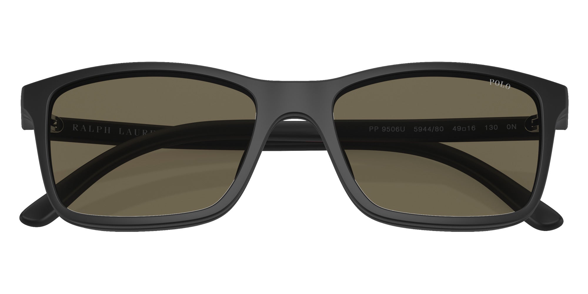 POLO RALPH LAUREN PP9506U 594480 49 - Matte Black / Brown #id:pp9506u594480_s:102130