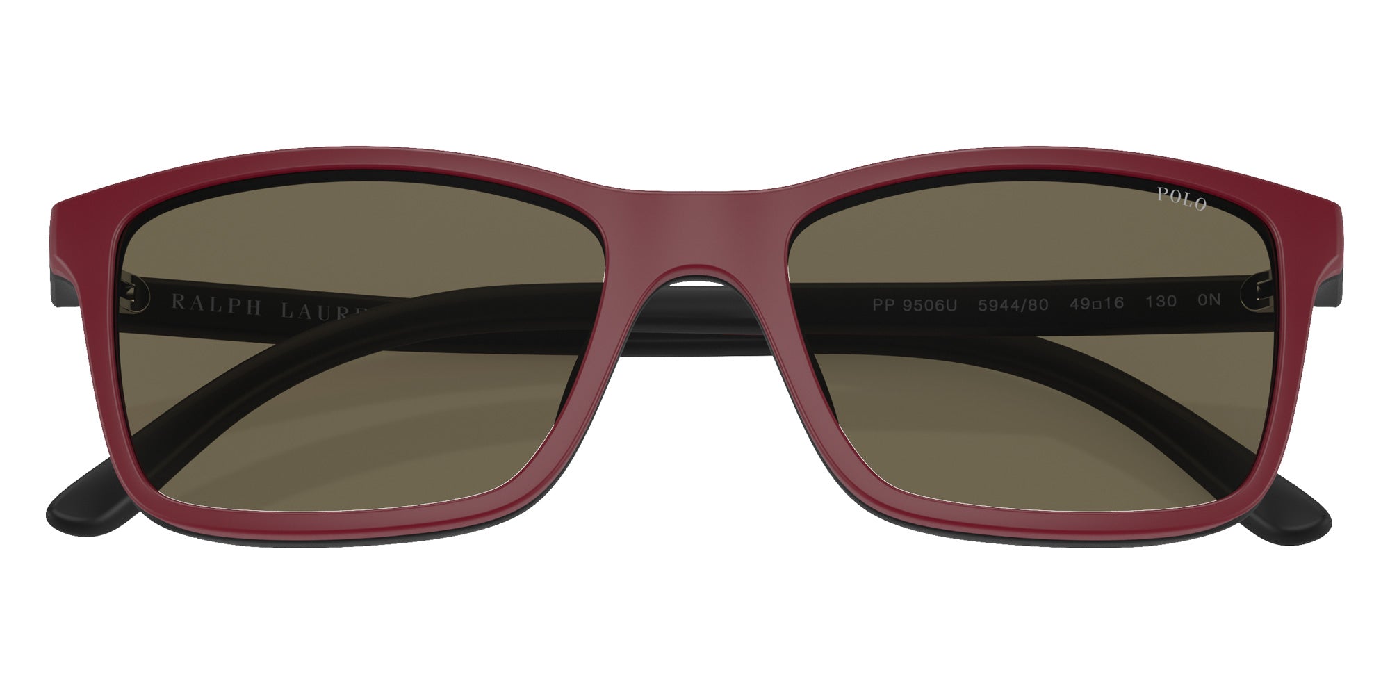 POLO RALPH LAUREN PP9506U 594480 49 - Matte Black / Brown #id:pp9506u594480_s:102135