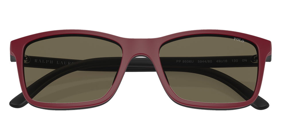 POLO RALPH LAUREN PP9506U 594480 49 - Matte Black / Brown #id:pp9506u594480_s:102135