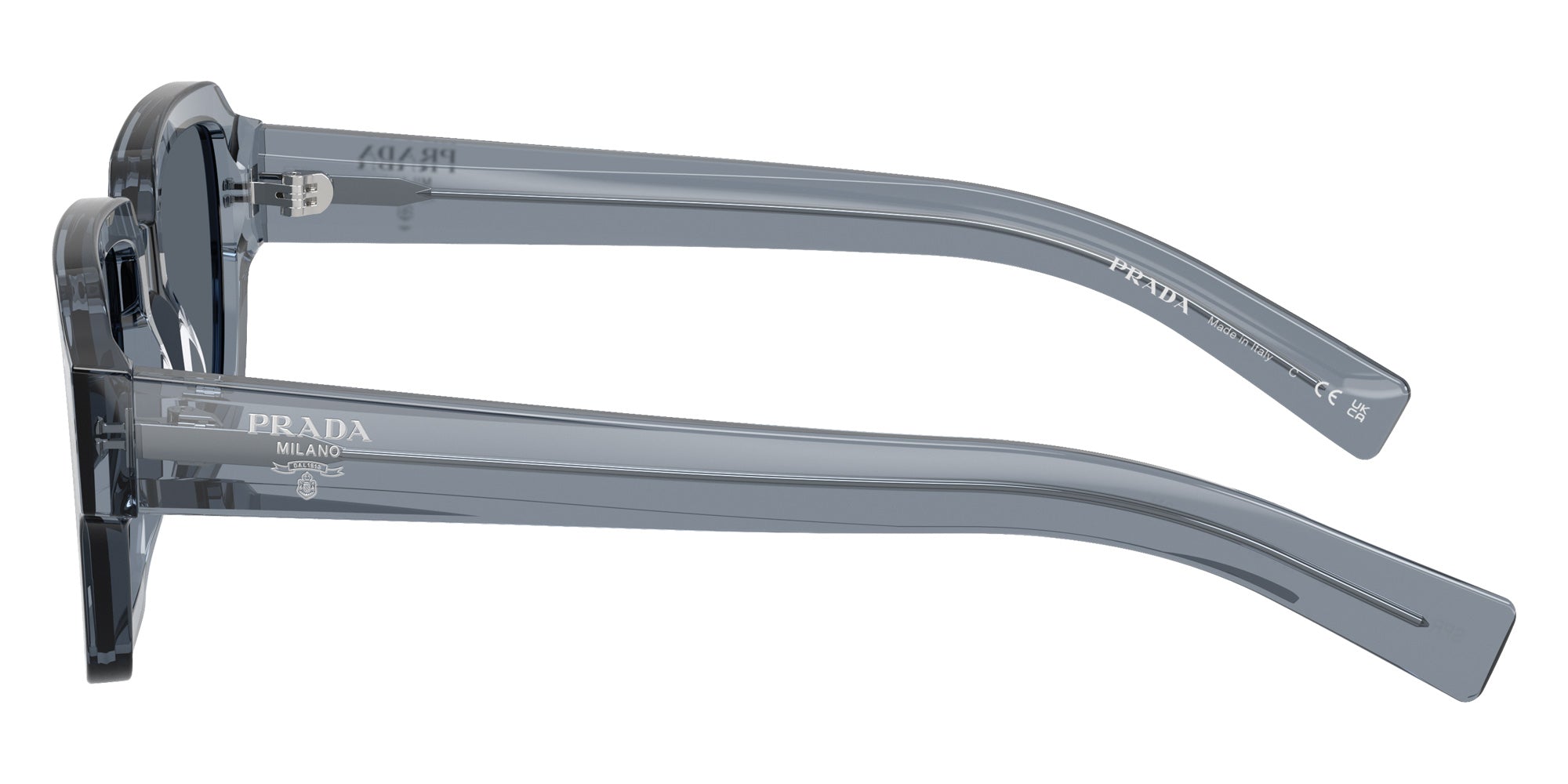 Prada PR 02ZSF Square Sunglasses | EyeOns.com