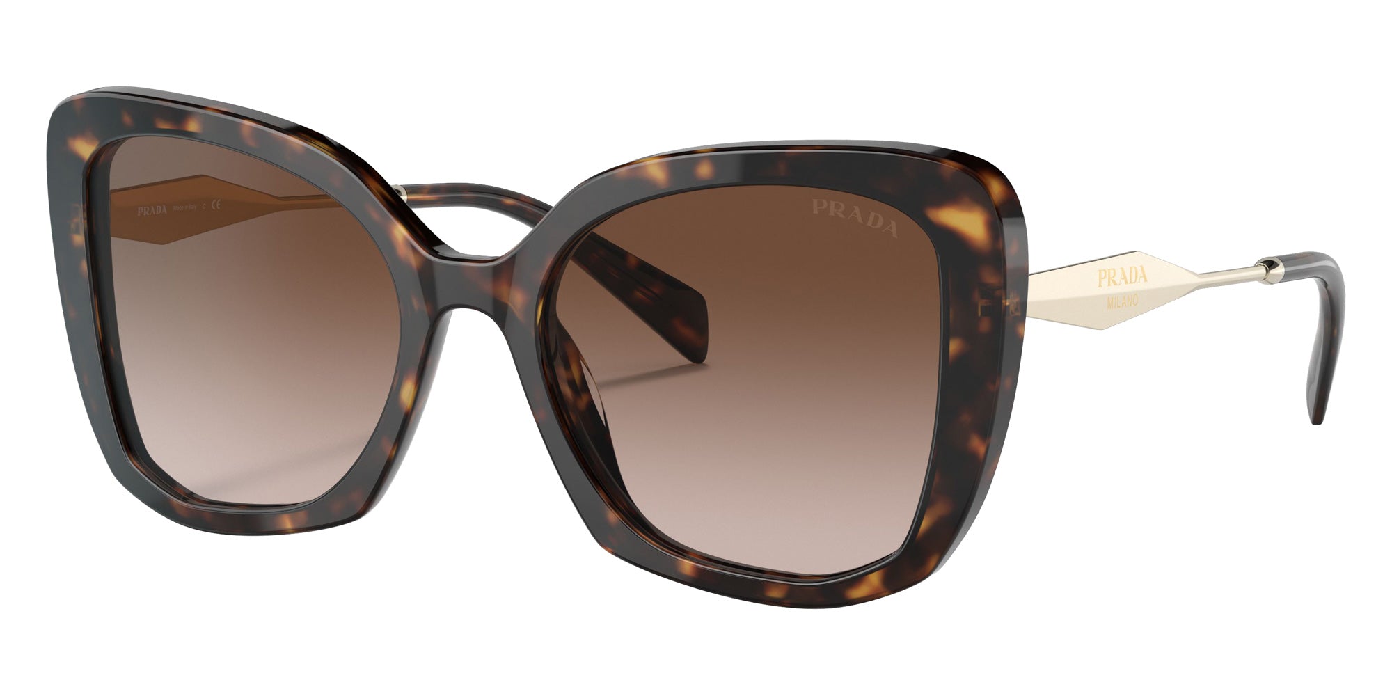 Prada PR 03YS 2AU6S1 53 - Tortoise / Brown Gradient #id:pr03ys2au6s1_s:100105