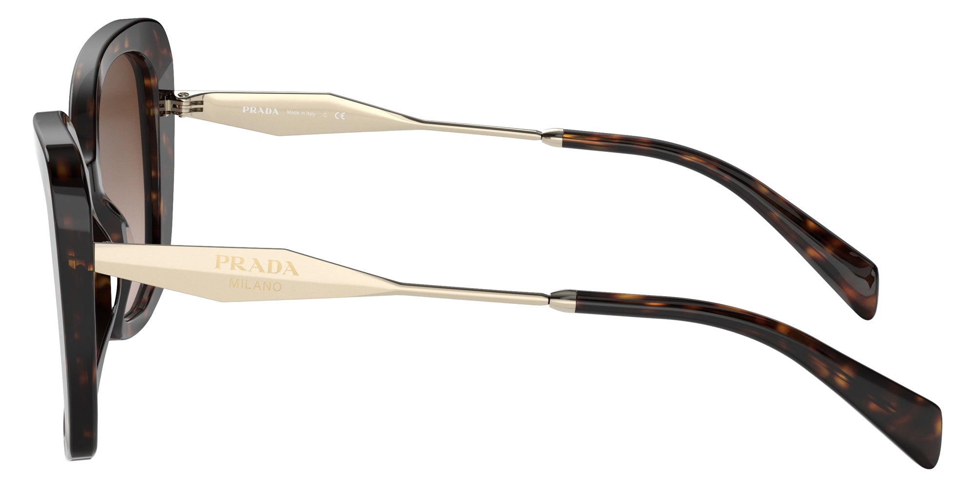 Prada PR 03YS 2AU6S1 53 - Tortoise / Brown Gradient #id:pr03ys2au6s1_s:100110