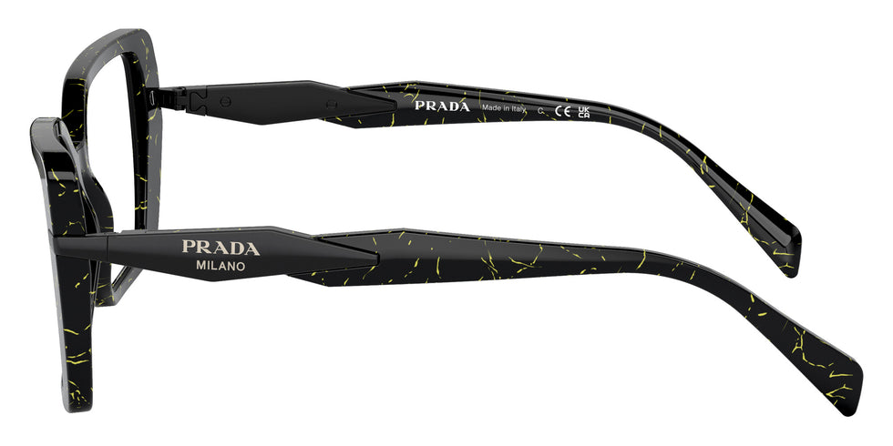 Prada PR 03ZV 19D1O1 53 - Black/Yellow Marble #id:pr03zv19d1o1_s:100110