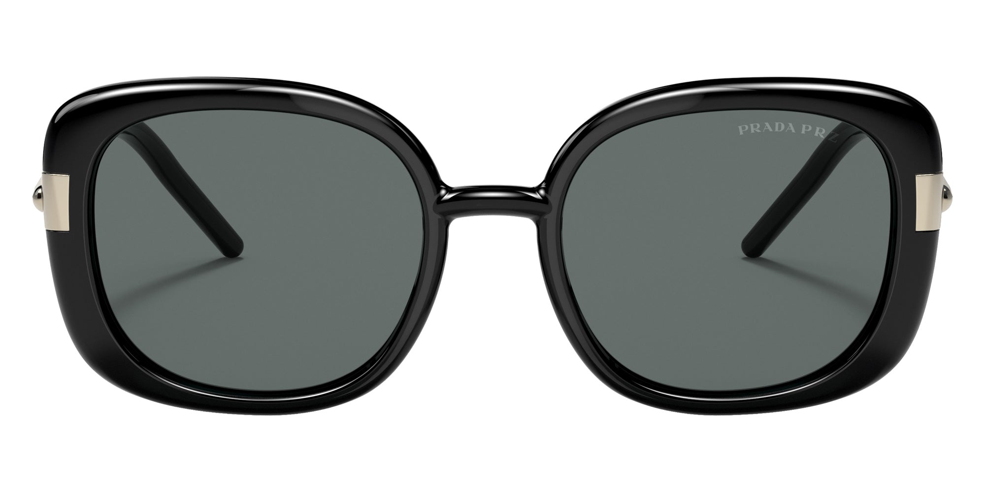 Prada PR 04WS 1AB5Z1 53 - Black / Polarized Dark Gray #id:pr04ws1ab5z1_s:100100