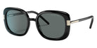 Prada PR 04WS 1AB5Z1 53 - Black / Polarized Dark Gray #id:pr04ws1ab5z1_s:100105