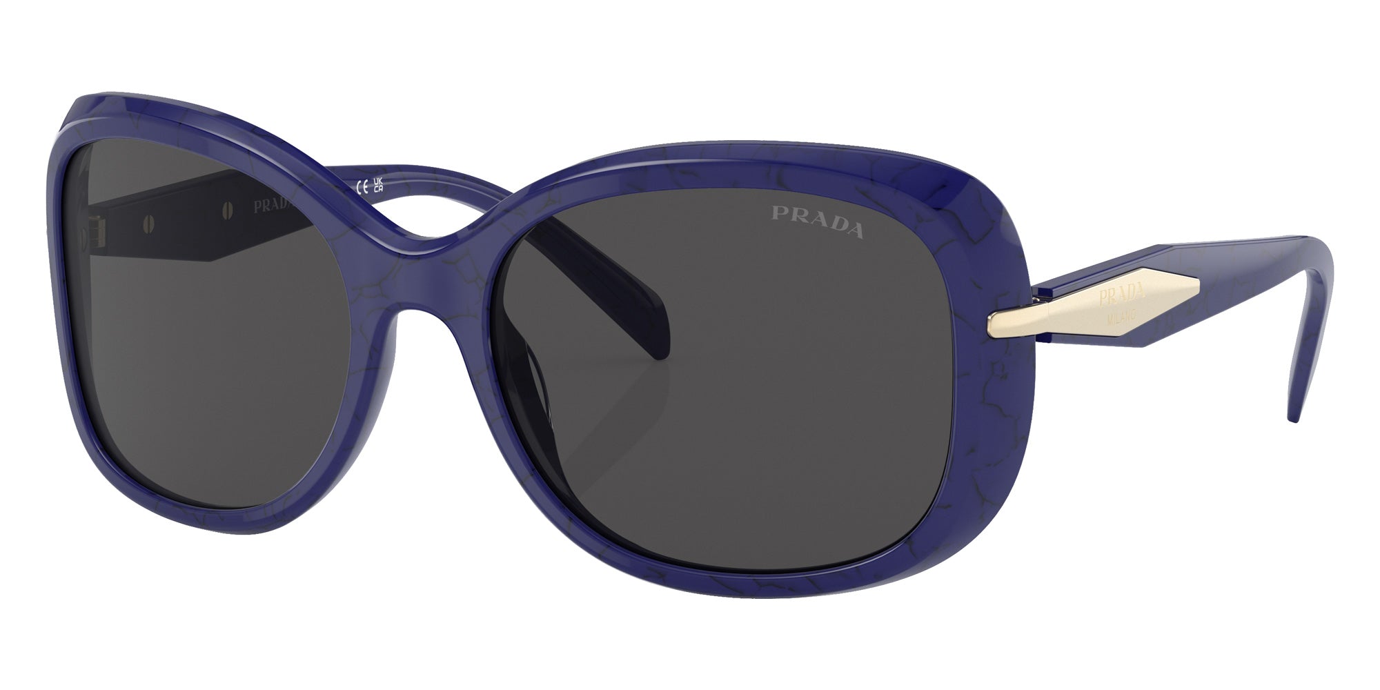 Prada PR 04ZS 18D5S0 57 - Baltic Marble / Dark Gray #id:pr04zs18d5s0_s:100105