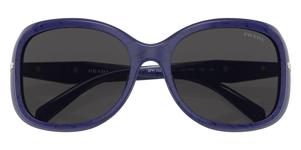 Prada PR 04ZS 18D5S0 57 - Baltic Marble / Dark Gray #id:pr04zs18d5s0_s:100120