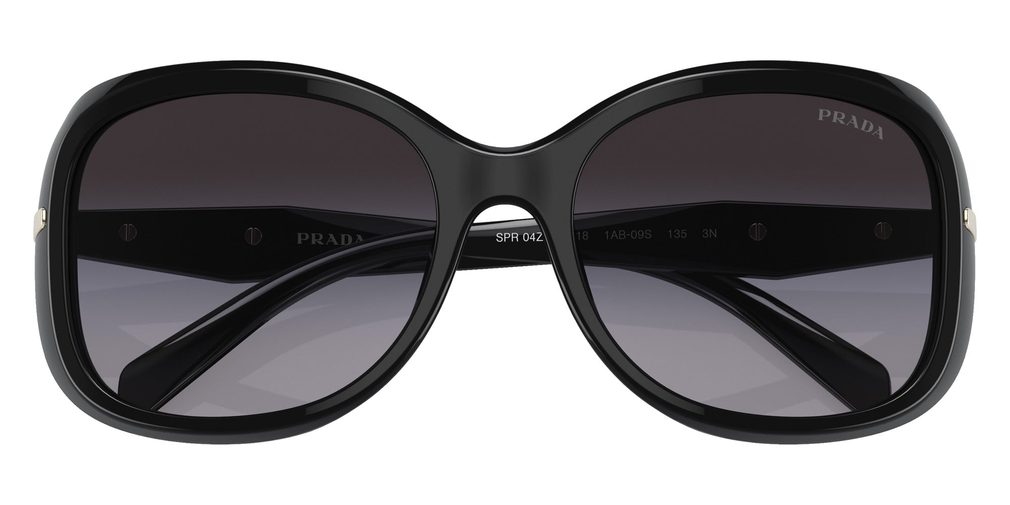 Prada PR 04ZSF 1AB09S 58 - Black / Gray Gradient #id:pr04zsf1ab09s_s:100120