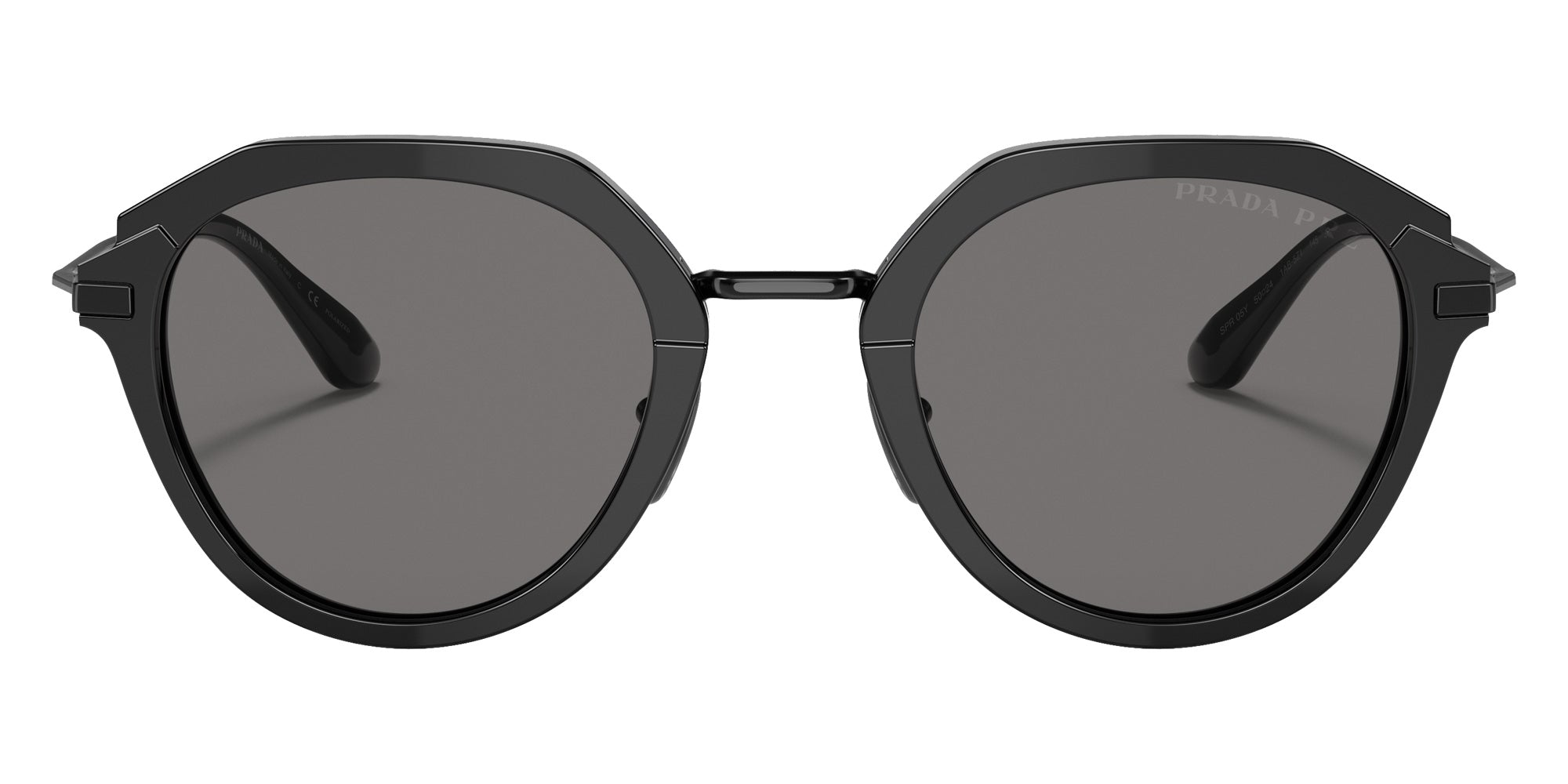 Prada PR 05YS 1AB5Z1 50 - Black / Polarized Dark Gray #id:pr05ys1ab5z1_s:102100