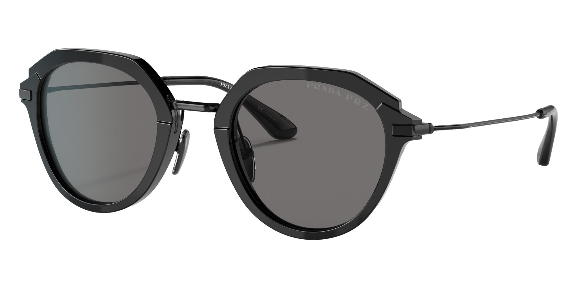 Prada PR 05YS 1AB5Z1 50 - Black / Polarized Dark Gray #id:pr05ys1ab5z1_s:102105
