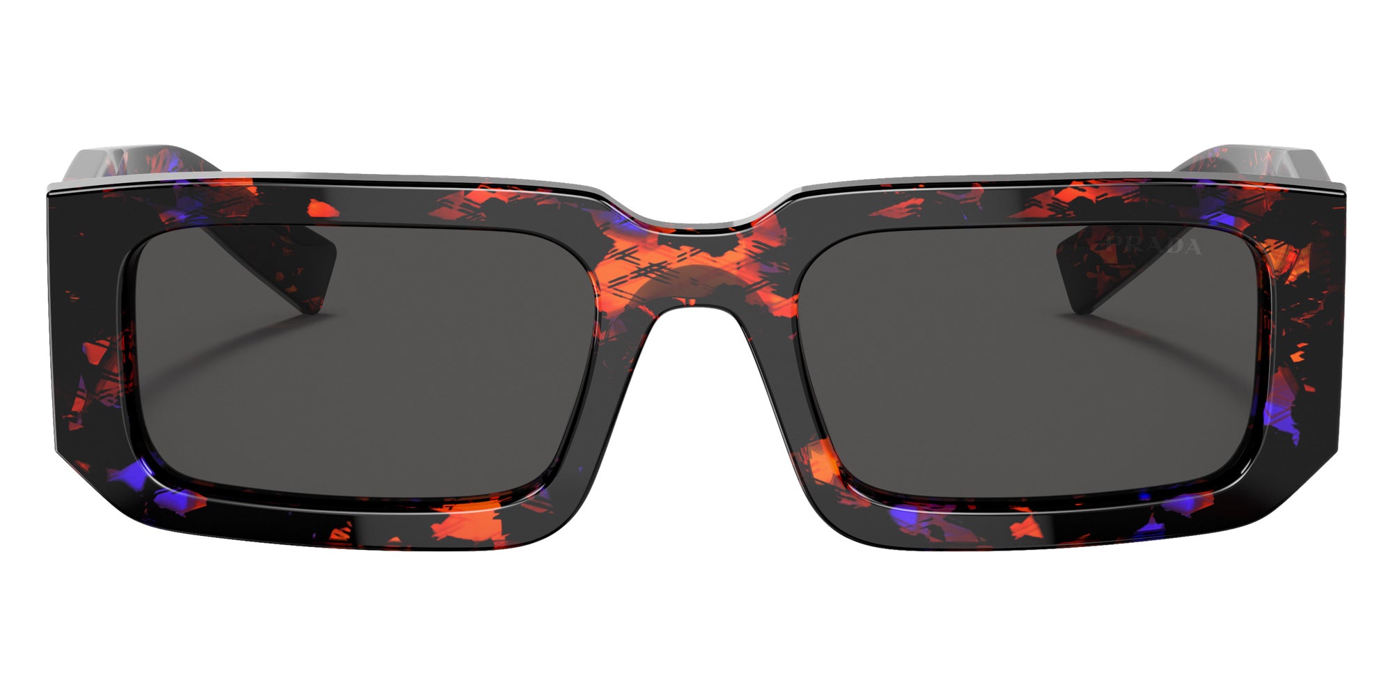 Prada PR 06YS 06V5S0 53 - Abstract Orange / Dark Gray #id:pr06ys06v5s0_s:102100