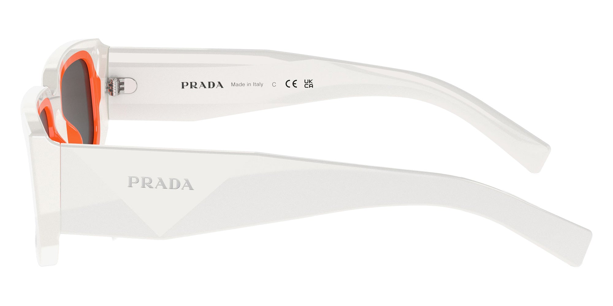 Prada PR 06YS 17M5S0 53 - Talc/Orange / Dark Gray #id:pr06ys17m5s0_s:100110