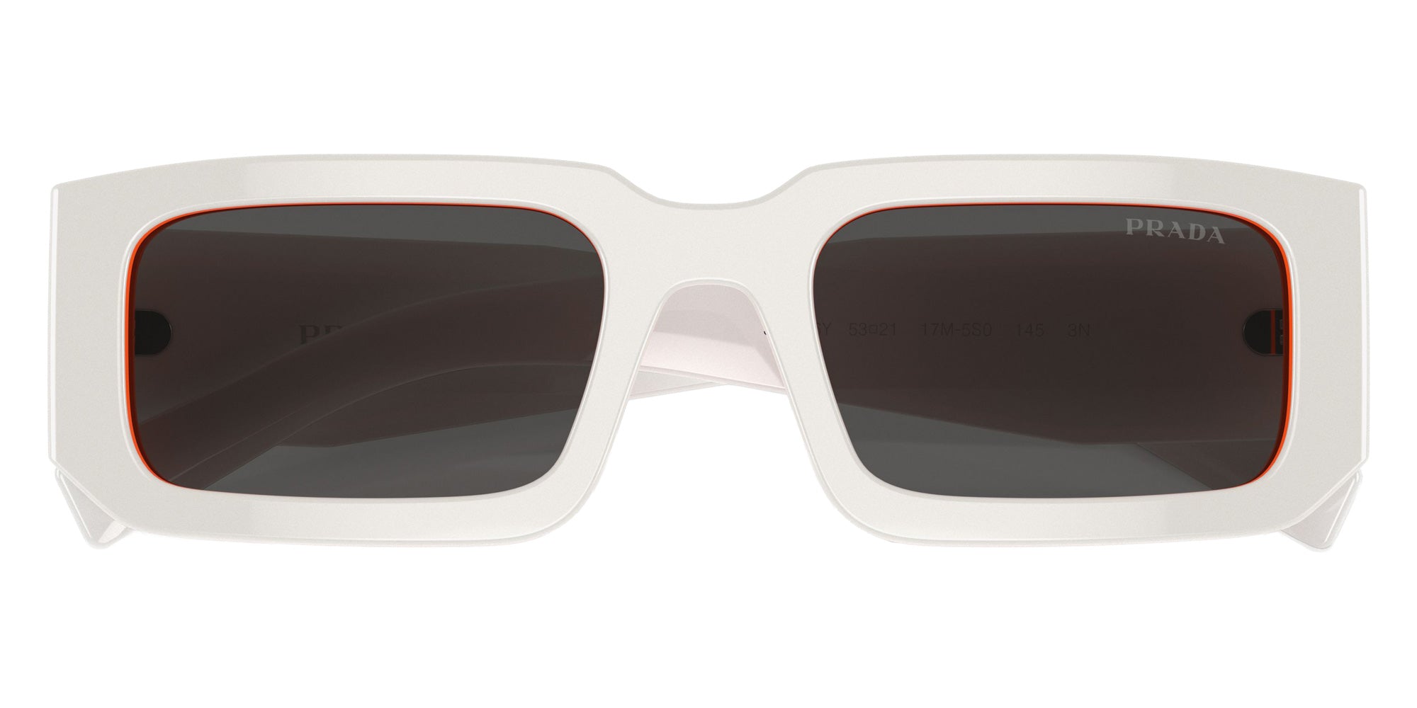 Prada PR 06YS 17M5S0 53 - Talc/Orange / Dark Gray #id:pr06ys17m5s0_s:100120