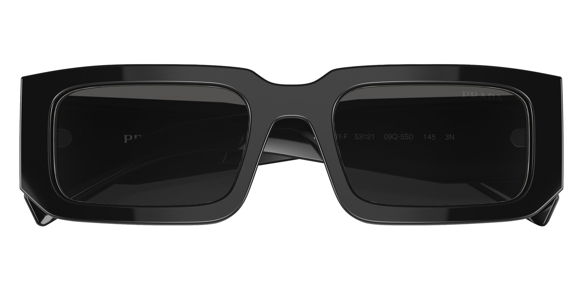 Prada PR 06YSF 09Q5S0 54 - Black/White / Dark Gray #id:pr06ysf09q5s0_s:100120