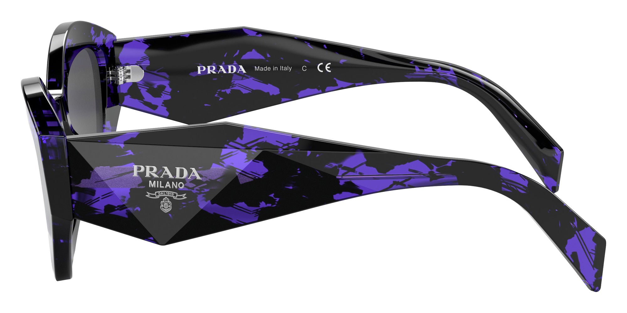 Prada PR 07YS 05V5S0 53 - Abstract Purple / Dark Gray #id:pr07ys05v5s0_s:100110