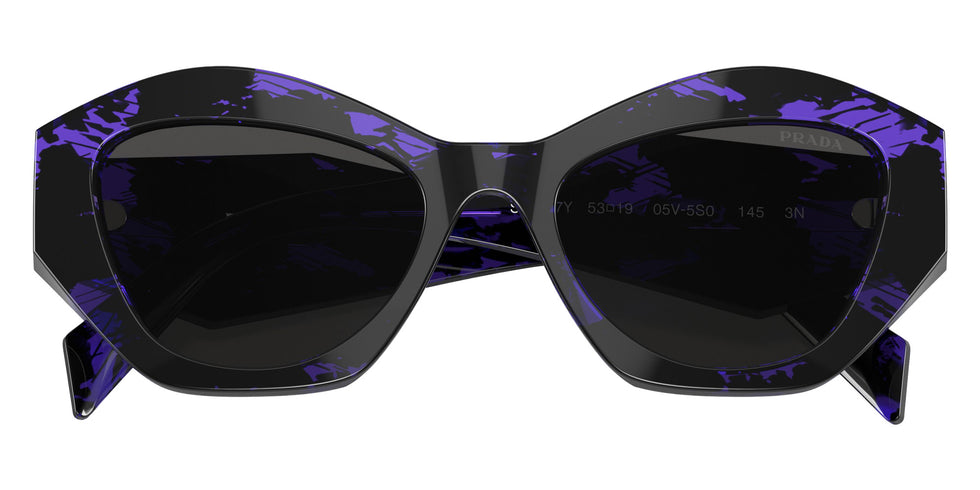 Prada PR 07YS 05V5S0 53 - Abstract Purple / Dark Gray #id:pr07ys05v5s0_s:100120