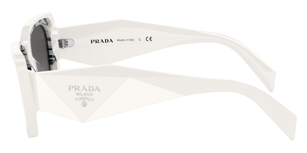 Prada PR 08YS 02V5S0 51 - White/Havana Black / Dark Gray #id:pr08ys02v5s0_s:100110