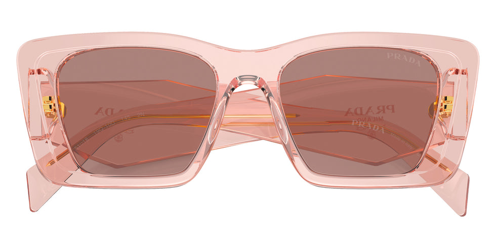 Prada PR 08YS 19Q10D 51 - Transparent Peach / Light Brown #id:pr08ys19q10d_s:102120
