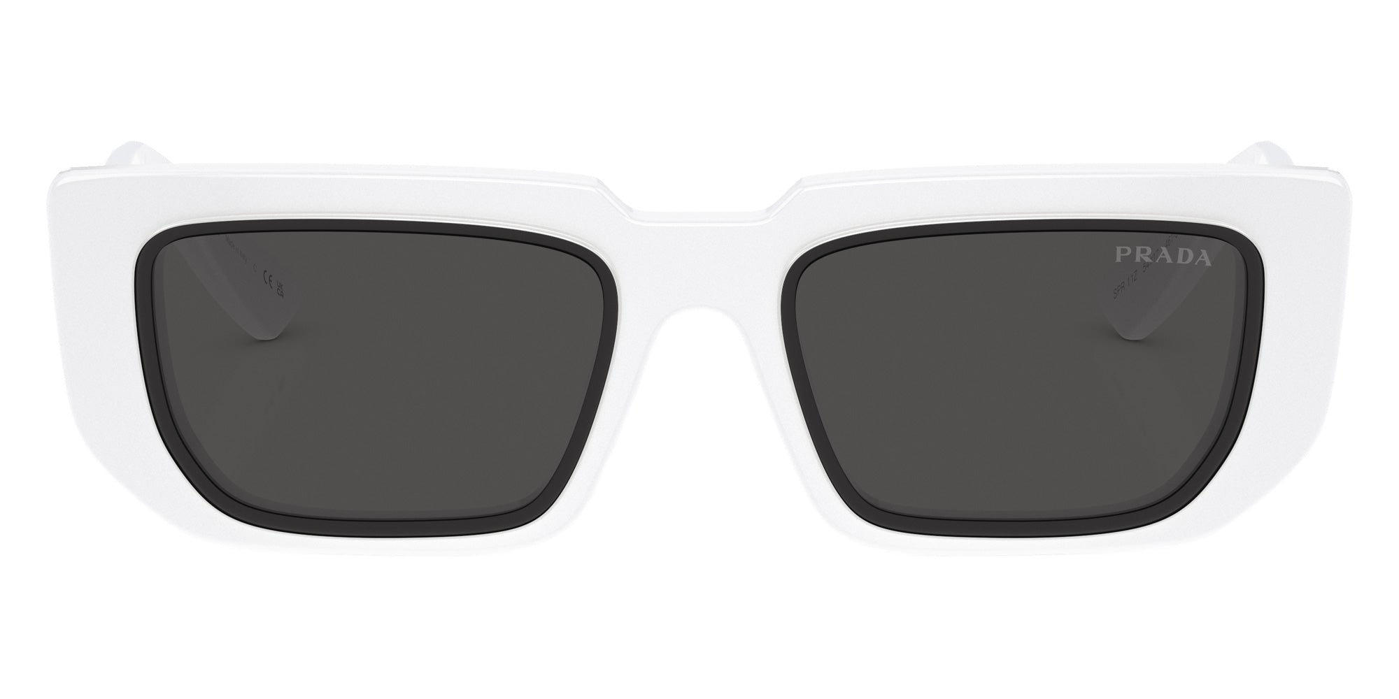 Prada PR 11ZS 4615S0 54 - White / Dark Gray #id:pr11zs4615s0_s:100100