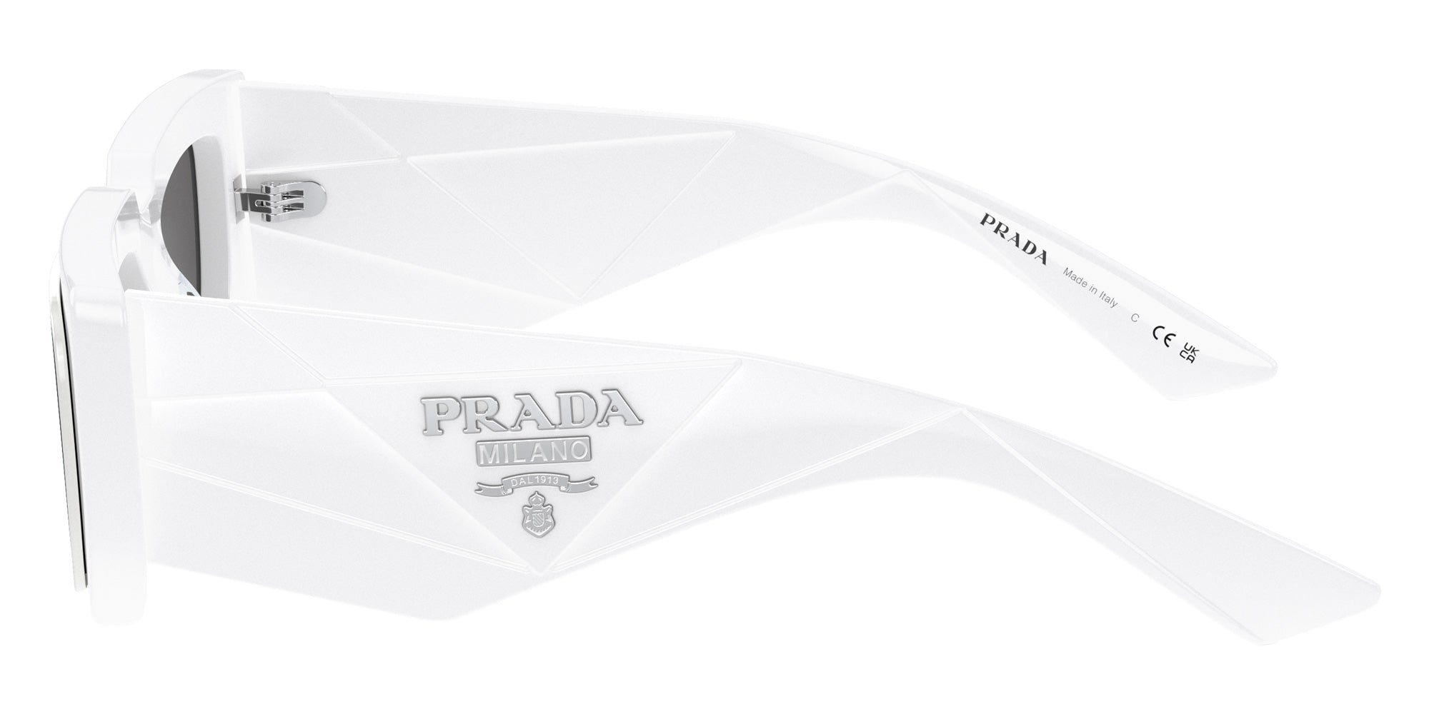 Prada PR 11ZS 4615S0 54 - White / Dark Gray #id:pr11zs4615s0_s:100110