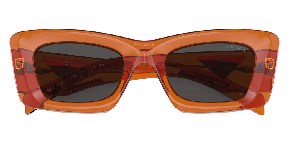 Prada PR 13ZS 10N5S0 50 - Crystal Orange / Dark Gray #id:pr13zs10n5s0_s:100120
