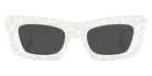 Prada PR 13ZS 17D5S0 50 - Matte White Marble / Dark Gray #id:pr13zs17d5s0_s:100100