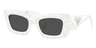 Prada PR 13ZS 17D5S0 50 - Matte White Marble / Dark Gray #id:pr13zs17d5s0_s:100105
