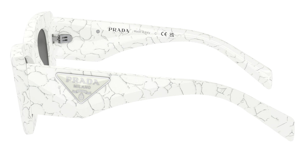 Prada PR 13ZS 17D5S0 50 - Matte White Marble / Dark Gray #id:pr13zs17d5s0_s:100110