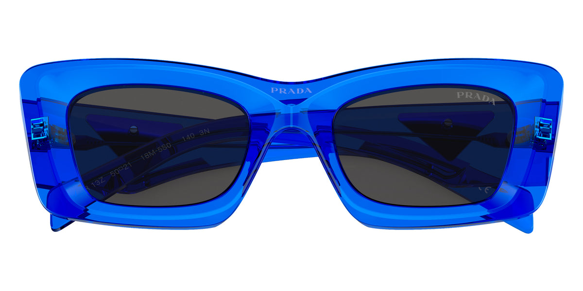 Prada PR 13ZS 18M5S0 50 - Crystal Electric Blue / Dark Gray #id:pr13zs18m5s0_s:100120