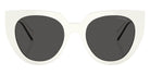 Prada PR 14WS 1425S0 52 - Talc / Dark Gray #id:pr14ws1425s0_s:100100