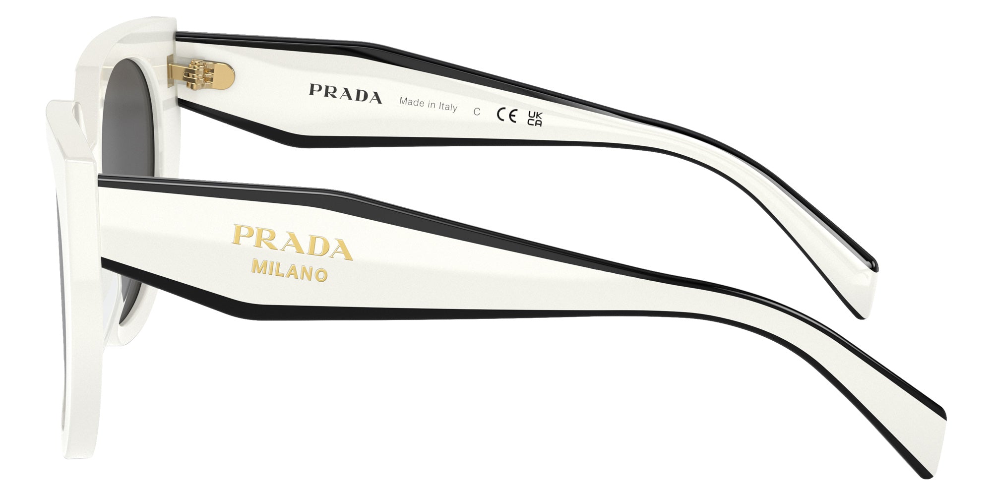 Prada PR 14WS 1425S0 52 - Talc / Dark Gray #id:pr14ws1425s0_s:100110