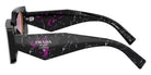 Prada PR 15YS 1AB07Q 51 - Black / Dark Violet Mirrored Silver Int #id:pr15ys1ab07q_s:100110