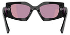 Prada PR 15YS 1AB07Q 51 - Black / Dark Violet Mirrored Silver Int #id:pr15ys1ab07q_s:100115