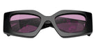 Prada PR 15YS 1AB07Q 51 - Black / Dark Violet Mirrored Silver Int #id:pr15ys1ab07q_s:100120