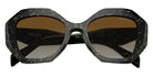 Prada PR 16WS 19D6E1 53 - Black/Yellow Marble / Polarized Brown Gradient #id:pr16ws19d6e1_s:102120
