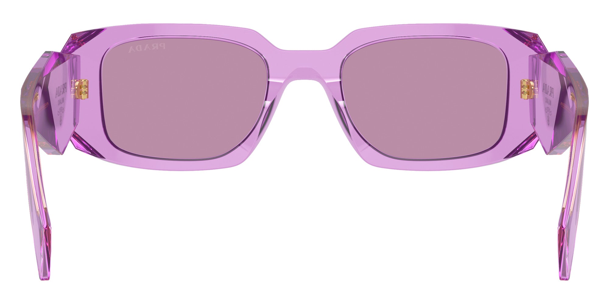 Prada PR 17WSF 13R07Q 51 - Transparent Amethyst / Dark Violet Mirrored Silver Int #id:pr17wsf13r07q_s:100115