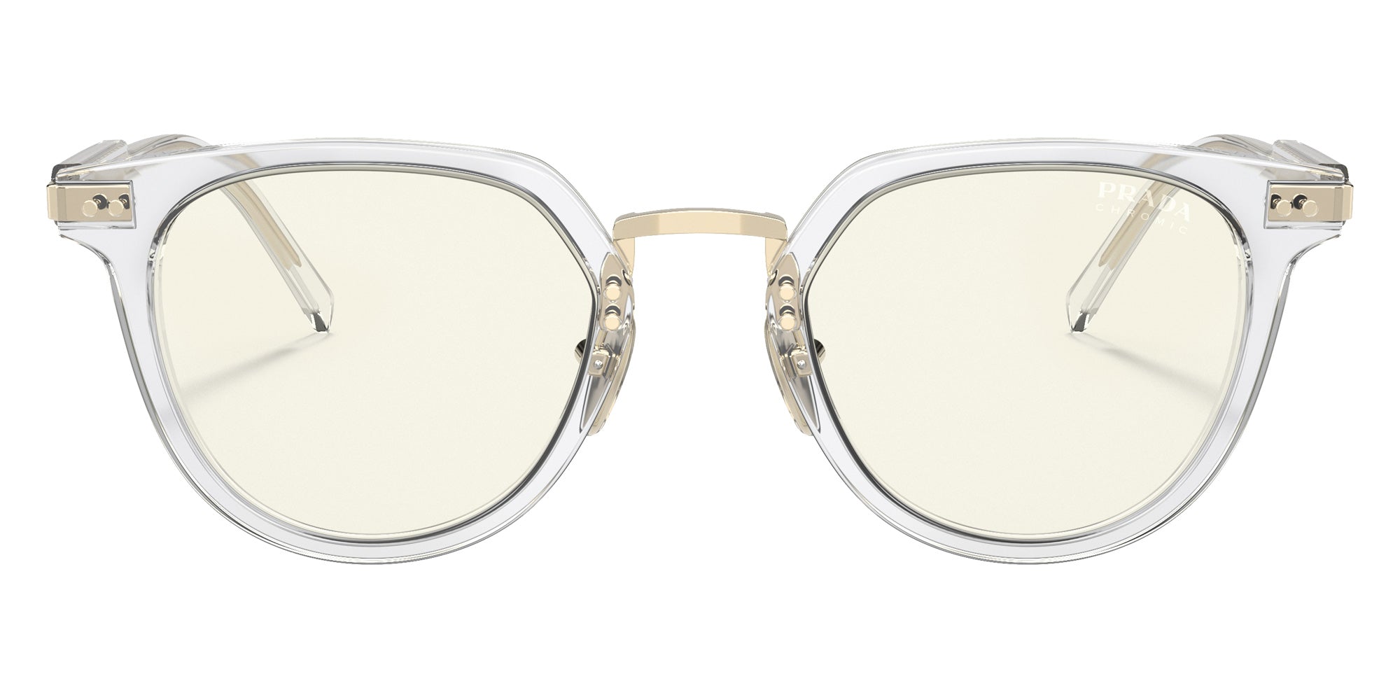 Prada PR 17YS 2AZ09N 49 - Crystal / Photo Gray Blue Light Filter #id:pr17ys2az09n_s:100100