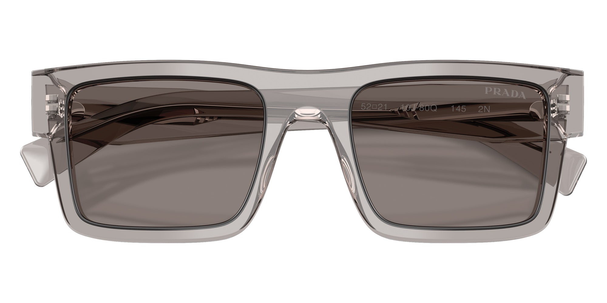 Prada PR 19WS 10J80Q 52 - Hematite / Dark Gray #id:pr19ws10j80q_s:100120