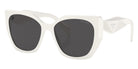 Prada PR 19ZS 1425S0 55 - Talc / Dark Gray #id:pr19zs1425s0_s:100105