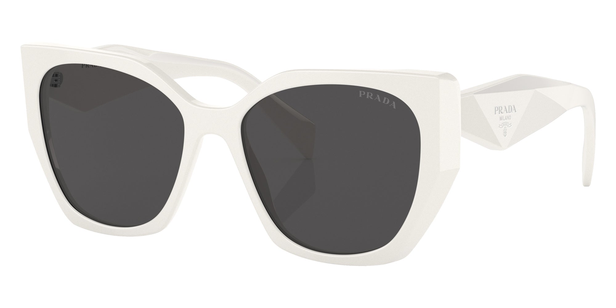 Prada PR 19ZS 1425S0 55 - Talc / Dark Gray #id:pr19zs1425s0_s:100105