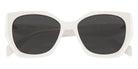 Prada PR 19ZS 1425S0 55 - Talc / Dark Gray #id:pr19zs1425s0_s:100120
