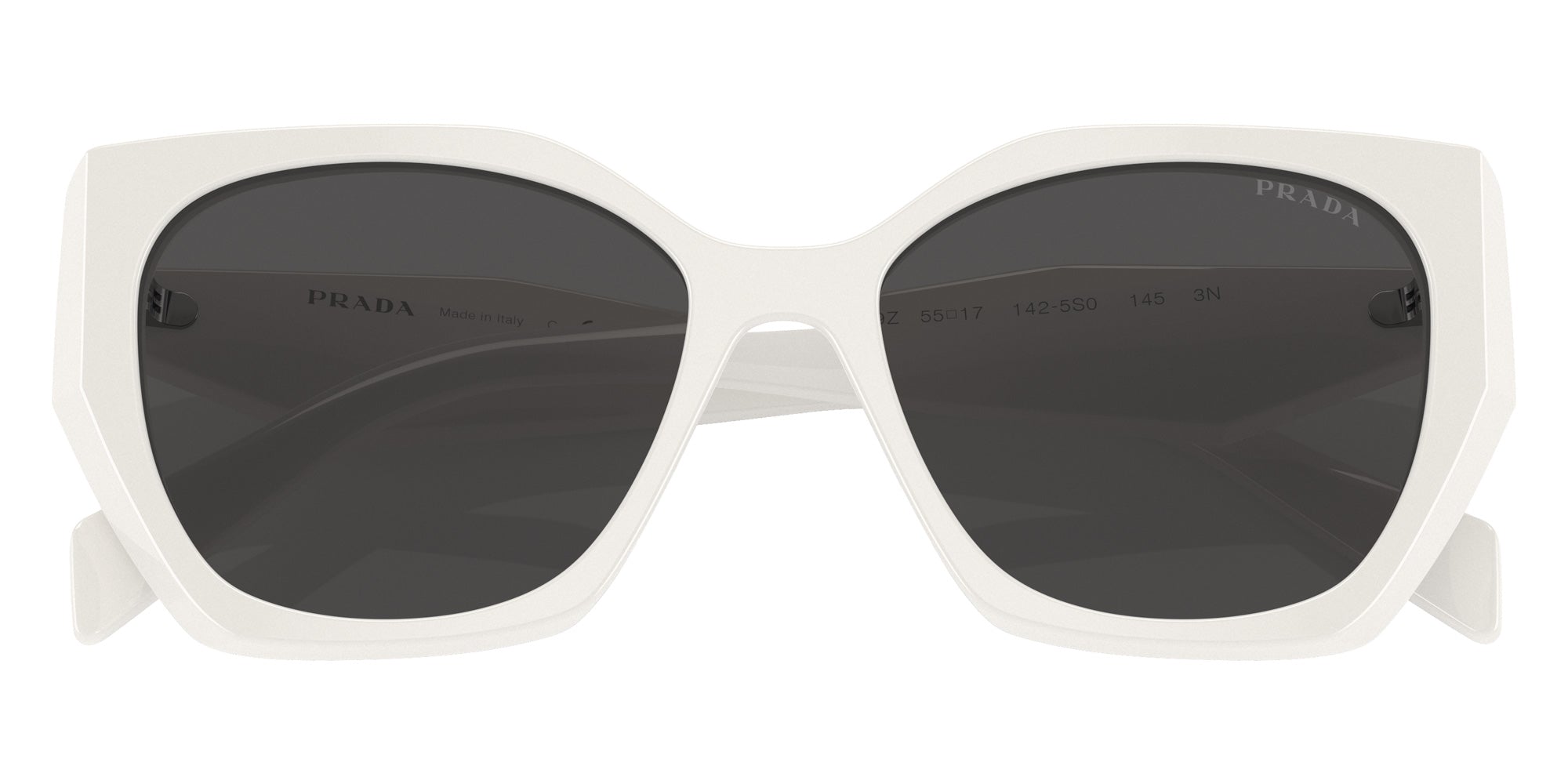 Prada PR 19ZS 1425S0 55 - Talc / Dark Gray #id:pr19zs1425s0_s:100120