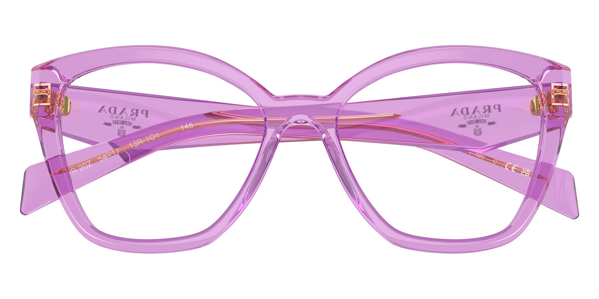 Prada PR 20ZV 13R1O1 52 - Transparent Amethyst #id:pr20zv13r1o1_s:100120