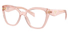 Prada PR 20ZV 19Q1O1 52 - Transparent Peach #id:pr20zv19q1o1_s:106105