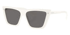 Prada PR 21ZS 1425Z1 55 - Talc / Polarized Dark Gray #id:pr21zs1425z1_s:102105